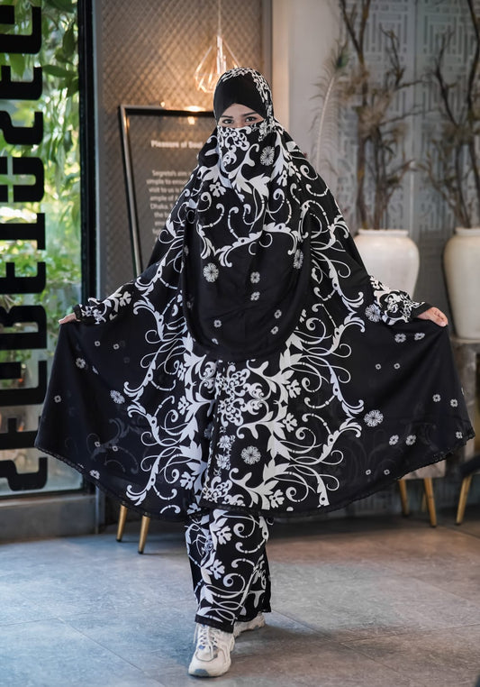 Lilen Khimar Plazu Set- 01