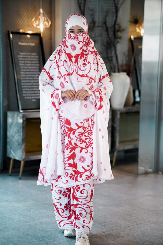 Lilen Khimar Plazu Set- 02