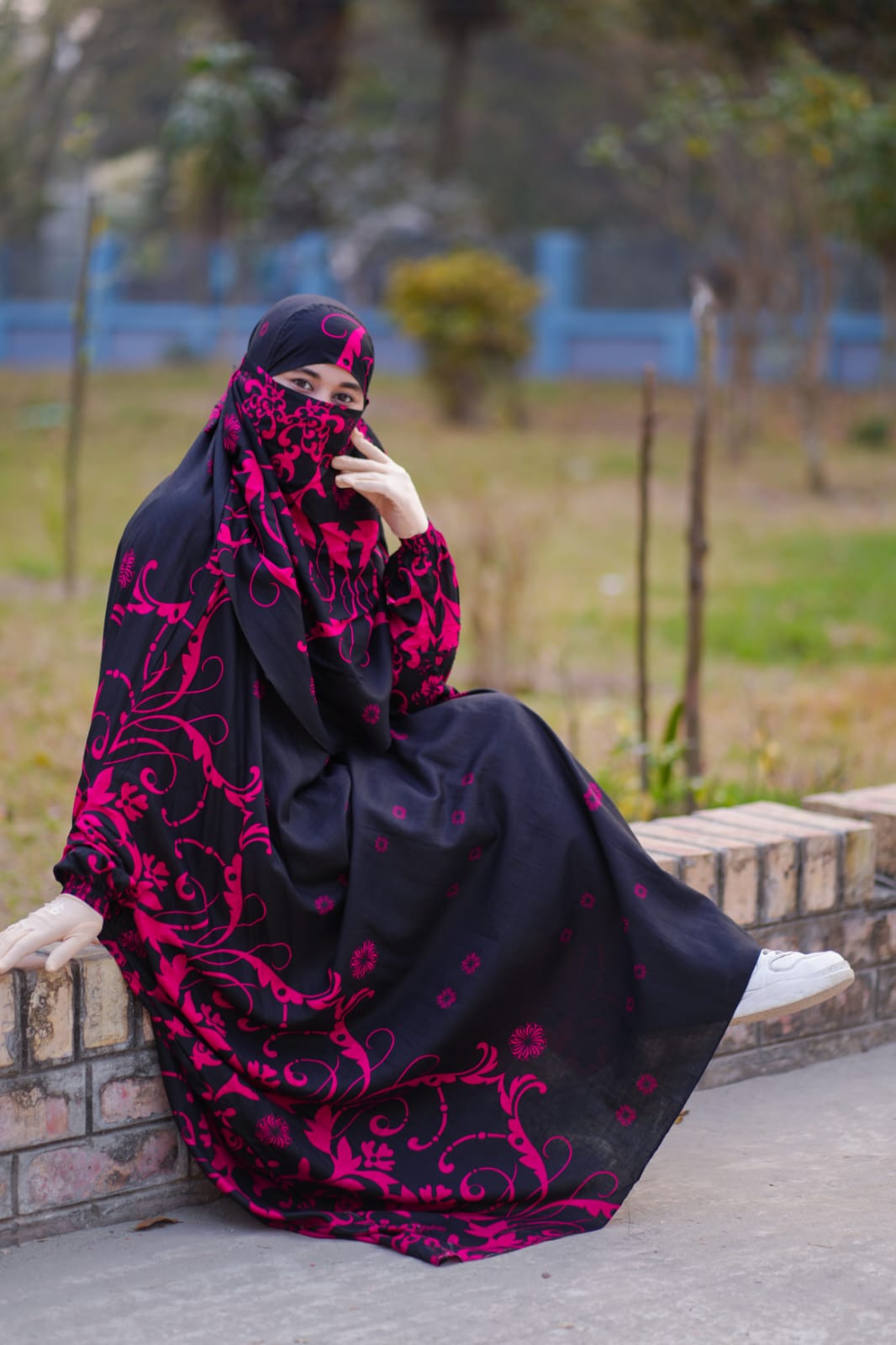 Premium Lilen Long Khimar- 06