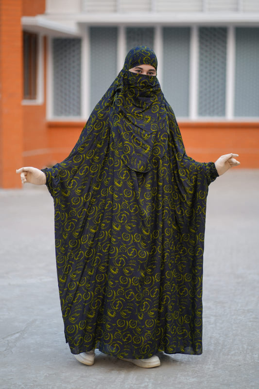 Premium Lilen Long Khimar- 07