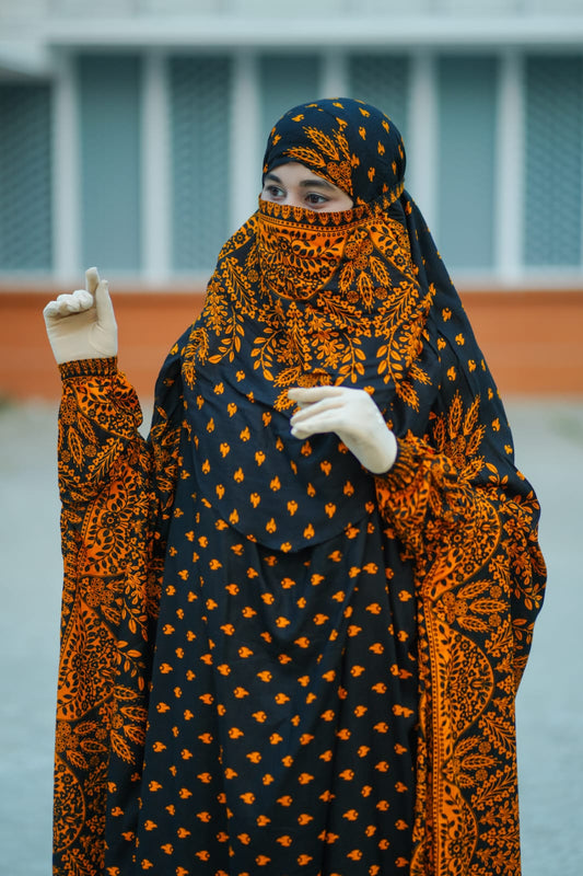 Premium Lilen Long Khimar- 08