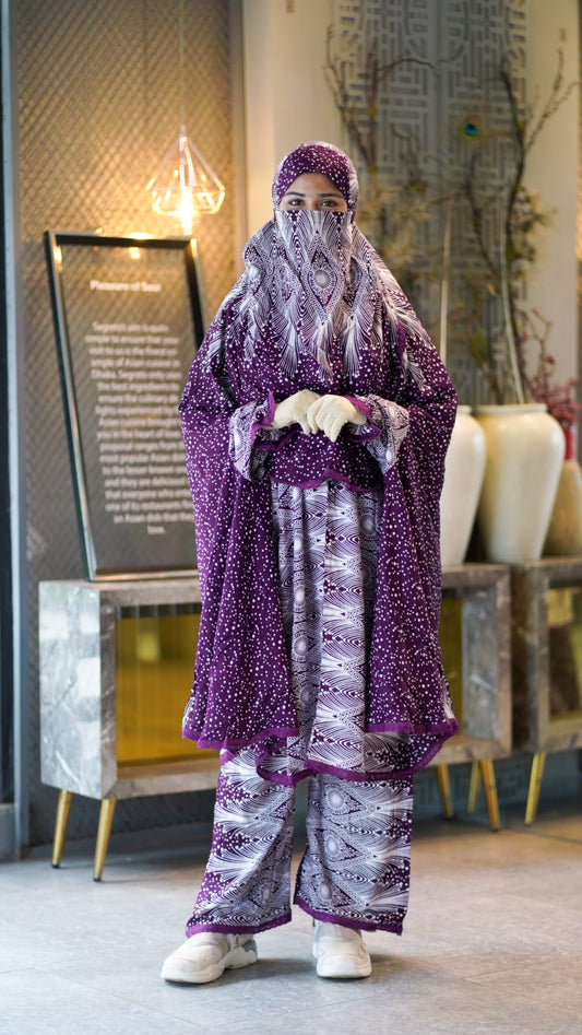 Lilen Khimar Plazu Set- 13