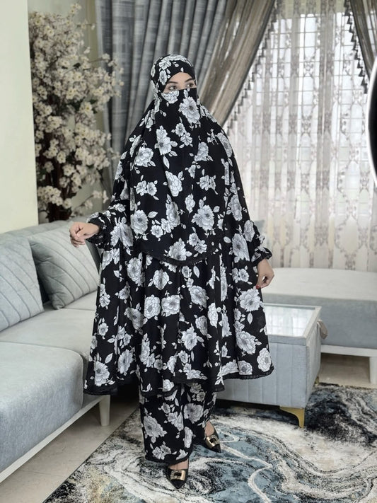 Lilen Khimar Plazu Set- 14