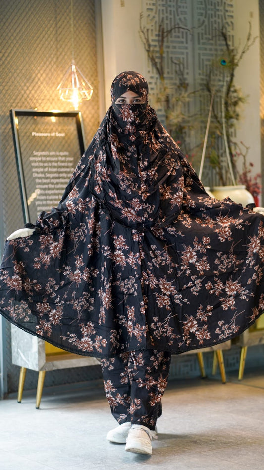 Lilen Khimar Plazu Set- 28