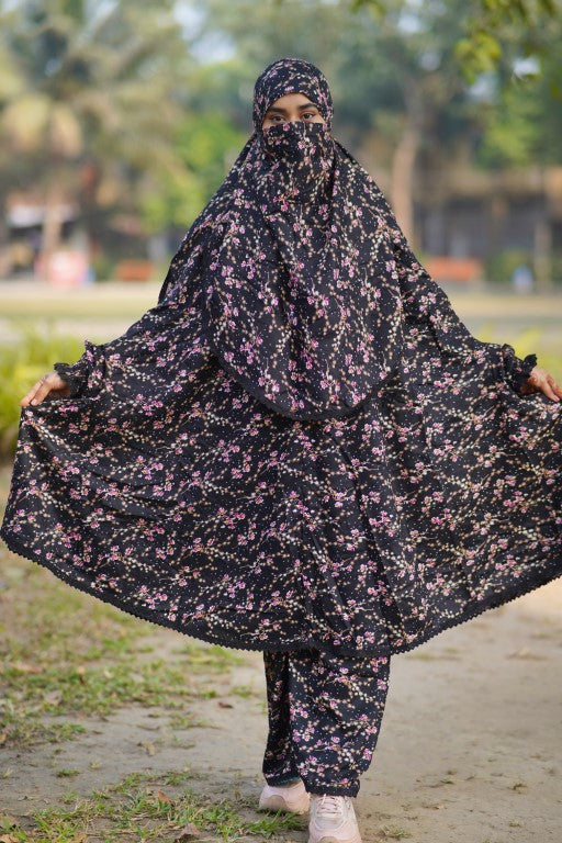 Khimar and Plazu set by PonnoRokom- 535