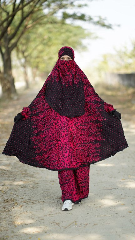 Khimar and Plazu set by PonnoRokom- 553