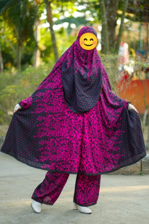 Khimar and Plazu set by PonnoRokom- 629