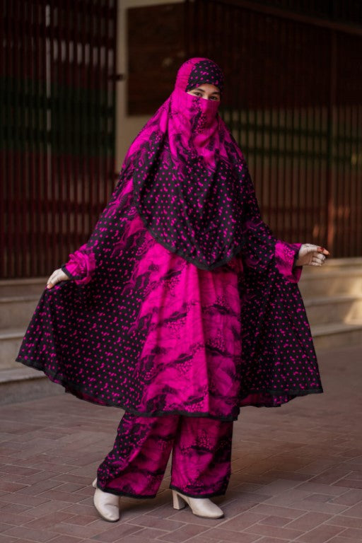 Khimar and Plazu set by PonnoRokom- 655