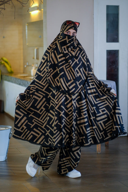 Khimar and Plazu set by PonnoRokom- 666