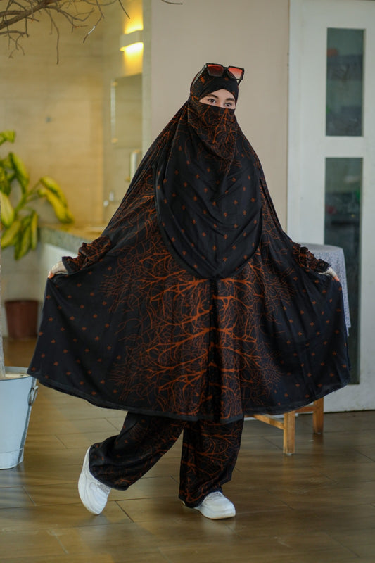 Khimar and Plazu set by PonnoRokom- 670