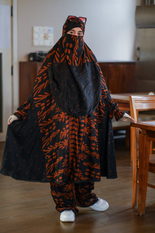 Khimar and Plazu set by PonnoRokom- 671