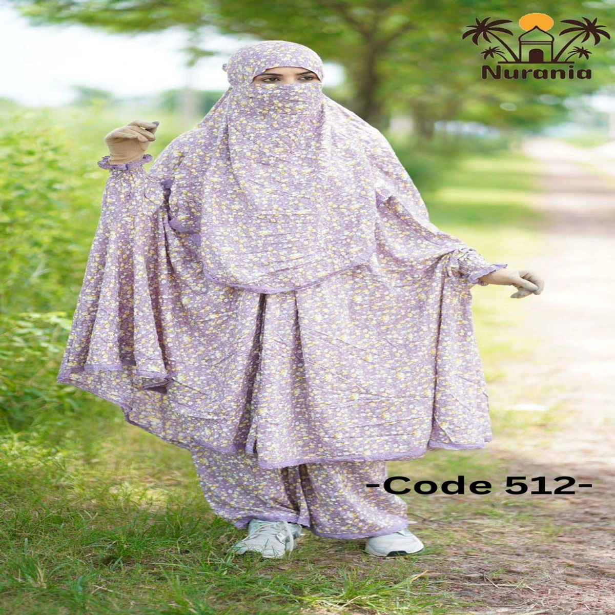 Khimar And Plazo Set - 512