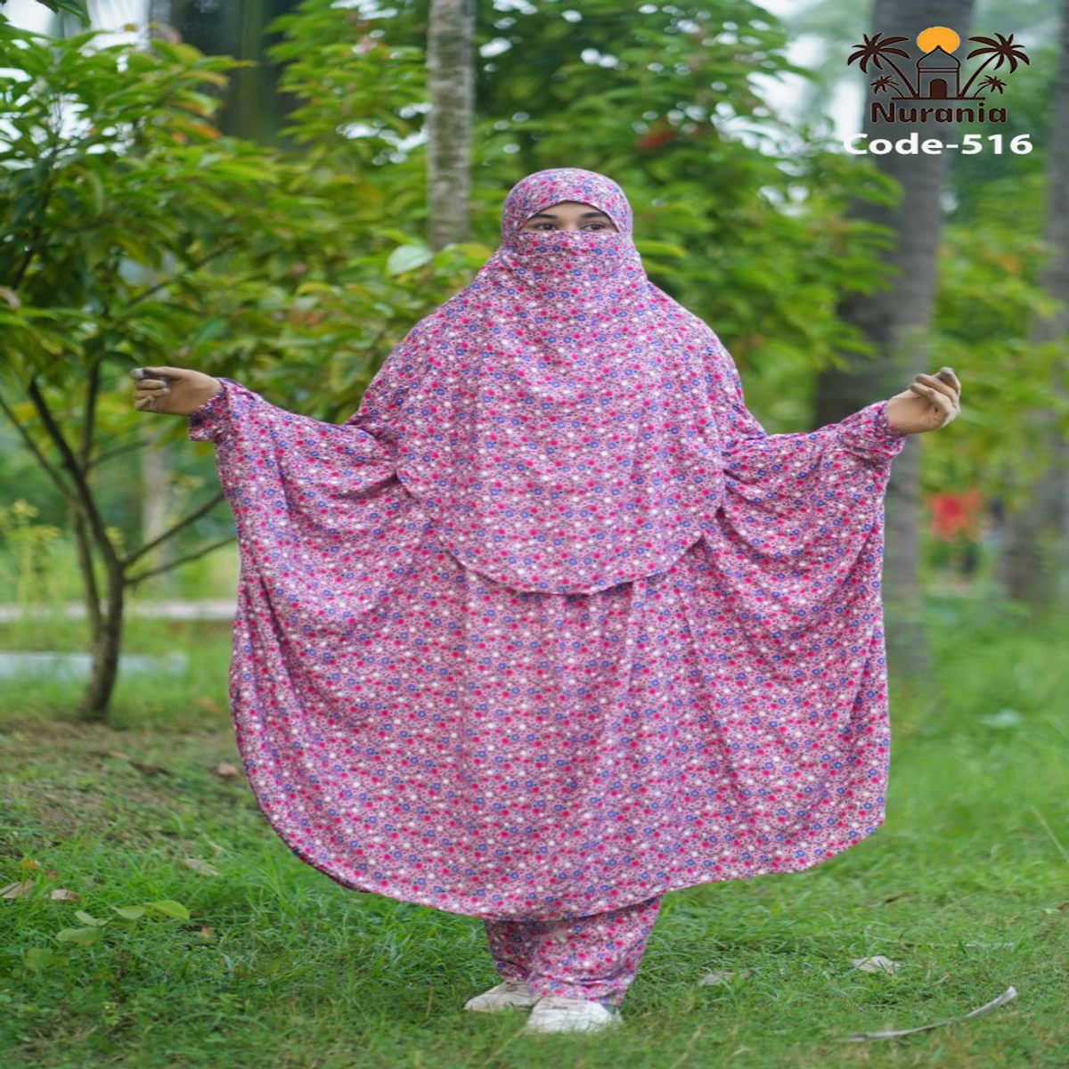 Khimar And Plazo Set - 516