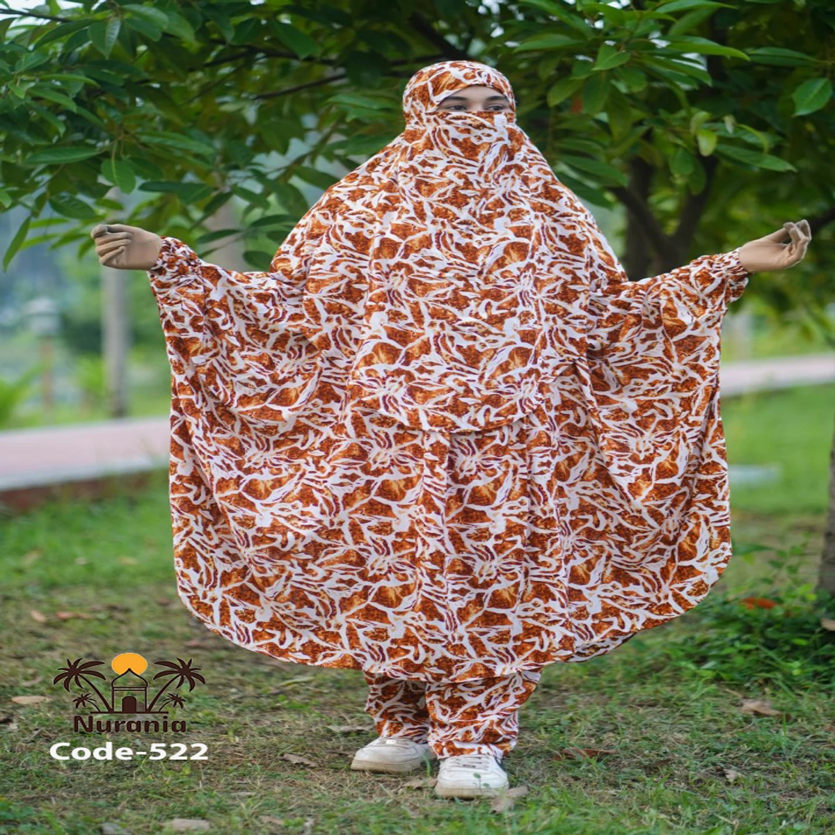 Khimar And Plazo Set - 522