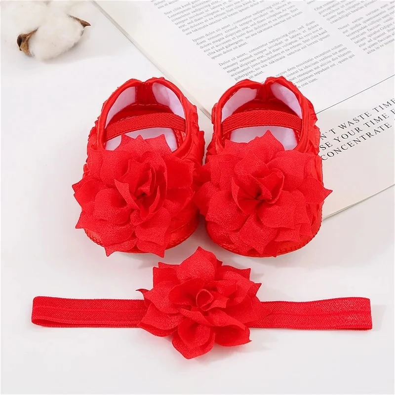 ০-১২ মাস Pudcoco Baby Girls Shoe লাল