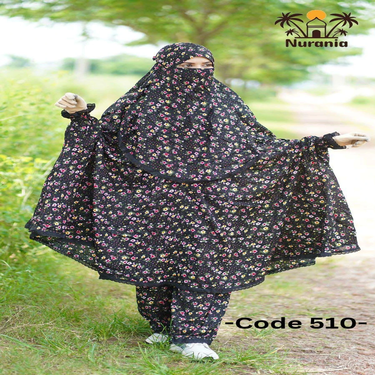 Khimar And Plazo Set - 510