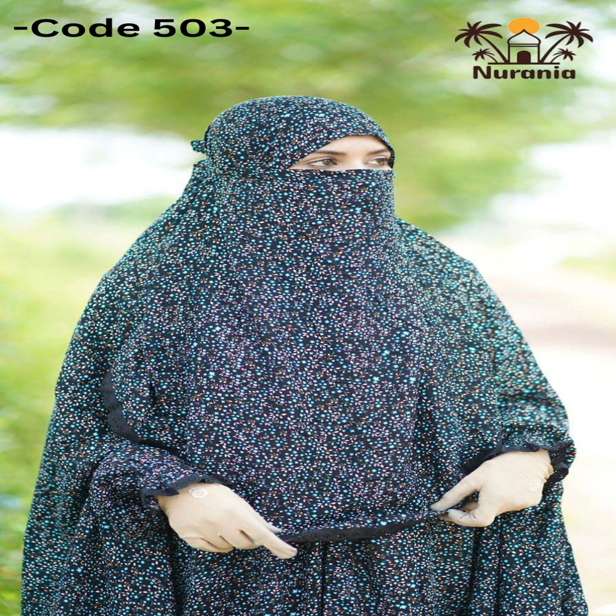 Khimar And Plazo Set - 503