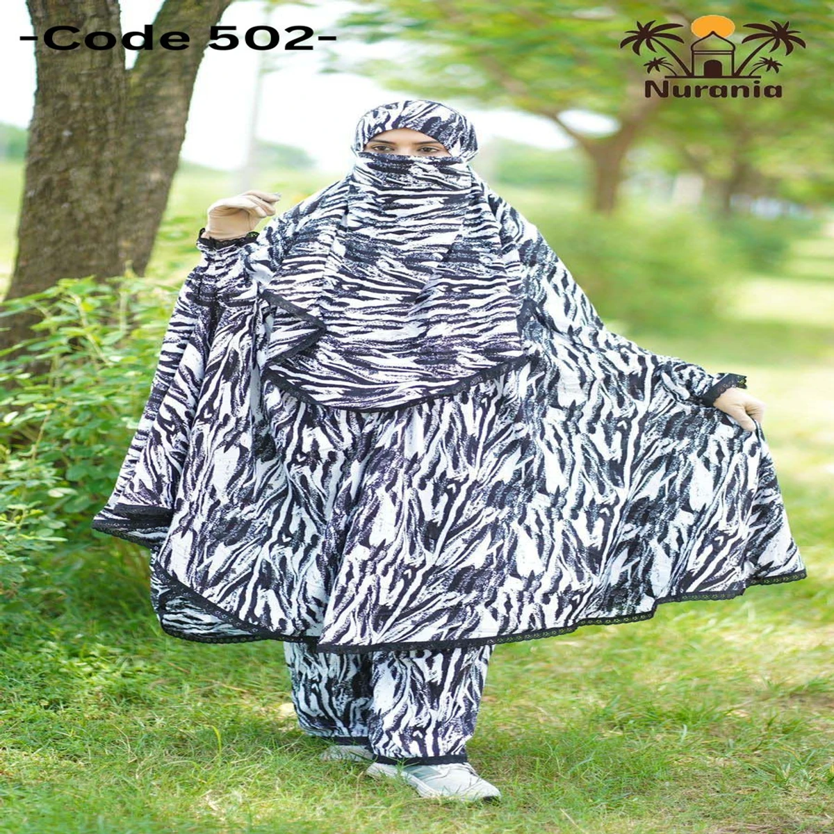 Khimar And Plazo Set - 502