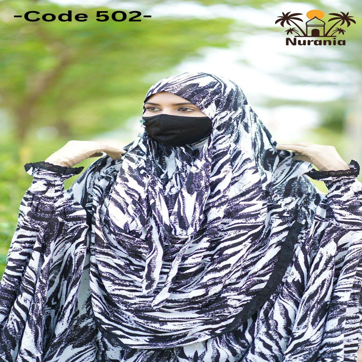 Khimar And Plazo Set - 502