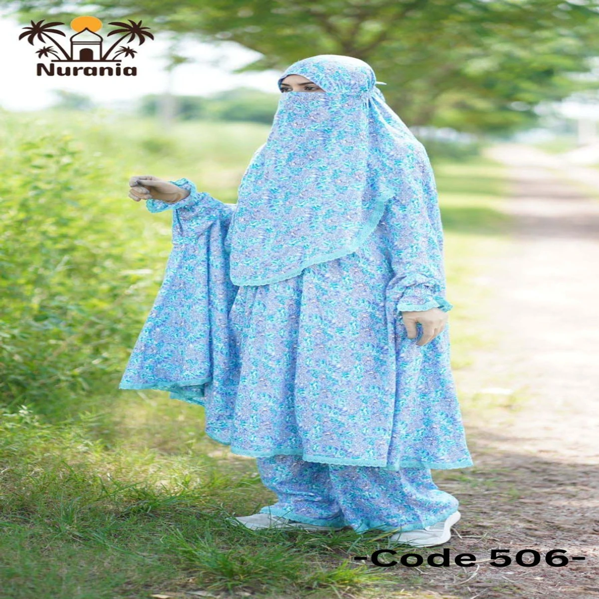 Khimar And Plazo Set - 506