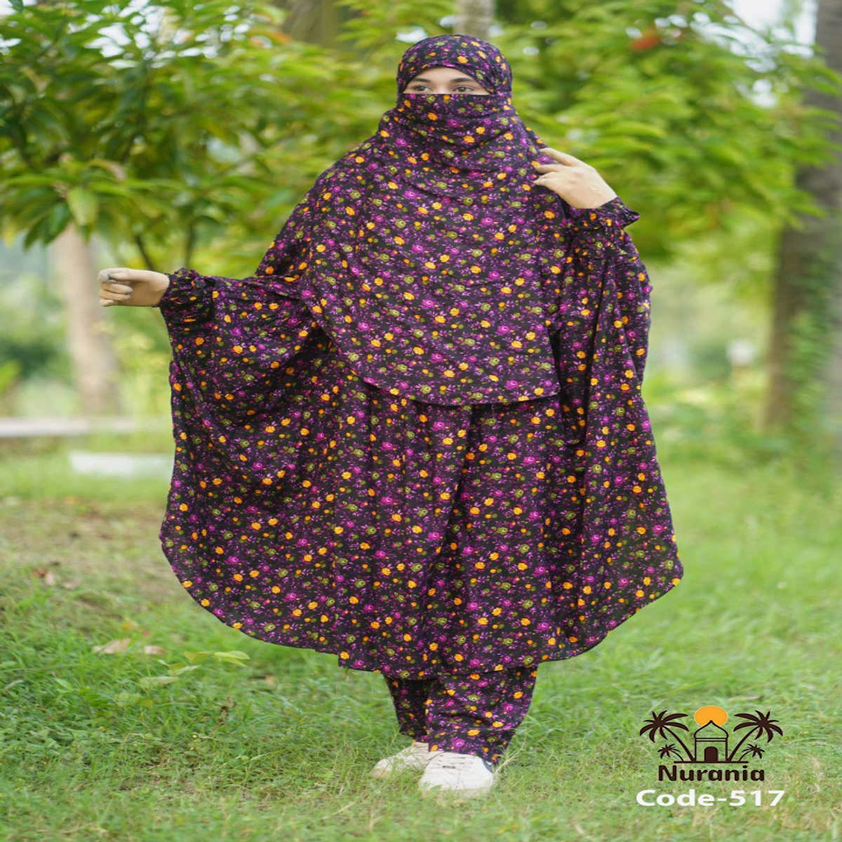 Khimar And Plazo Set - 517