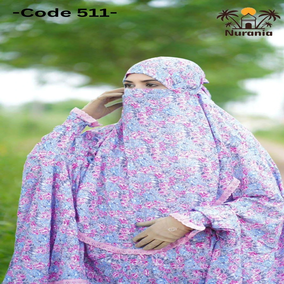 Khimar And Plazo Set - 511